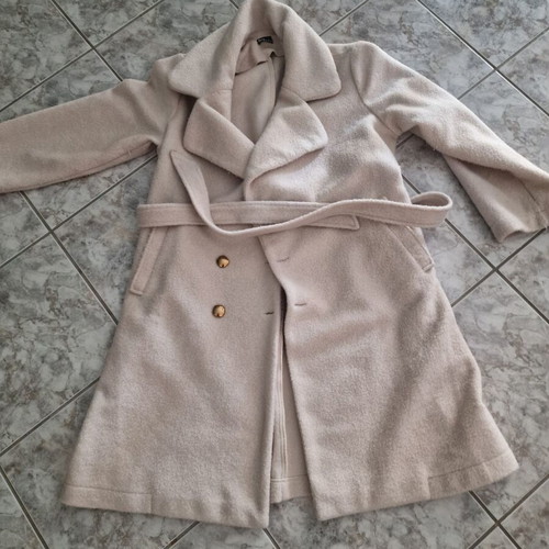 Teddy coat Kazi plus size used, warm beige