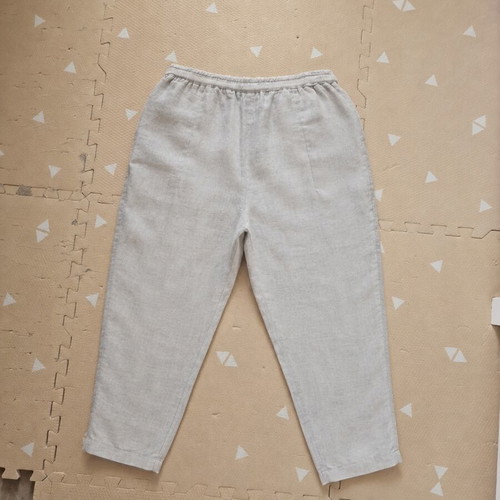Linen pants gray used, size M 38 10