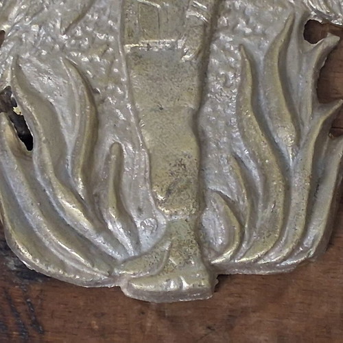 Bronze shield like new, large 30 cm, 2700 grams