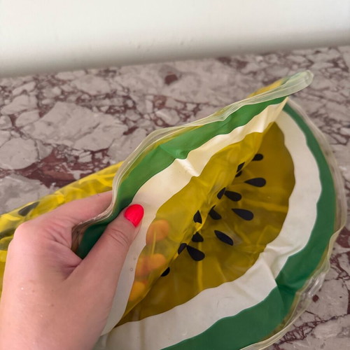 Cooling Gel Pillow for Pets Watermelon Slice Design