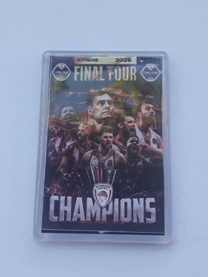 Olympiacos Euroleague magnet 5x7.5cm new