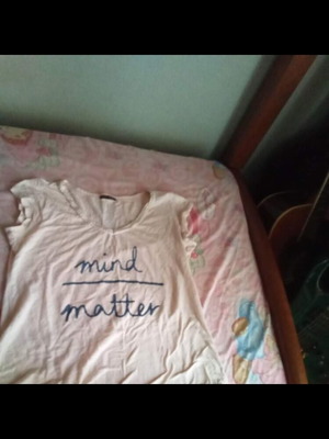 Short-sleeve blouse light pink used