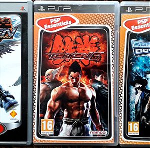 PSP 3 FIGHT GAMES