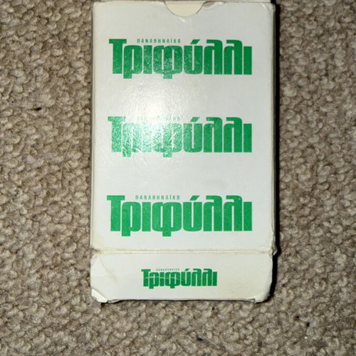 Vintage Retro Panathinaikos Football Collectible Cards used