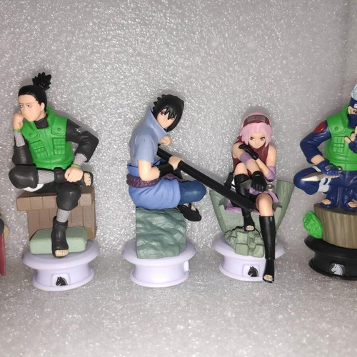 Naruto Shippuden anime figure set of 6, like new