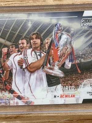 Κάρτα Andrea Pirlo Milan Champions League Topps 2022 σε ακρυλική θήκη καινούργιο