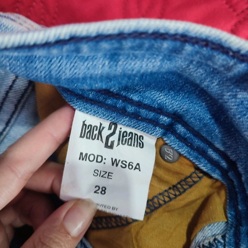 Back2jeans handmade denim shorts like new, size XS