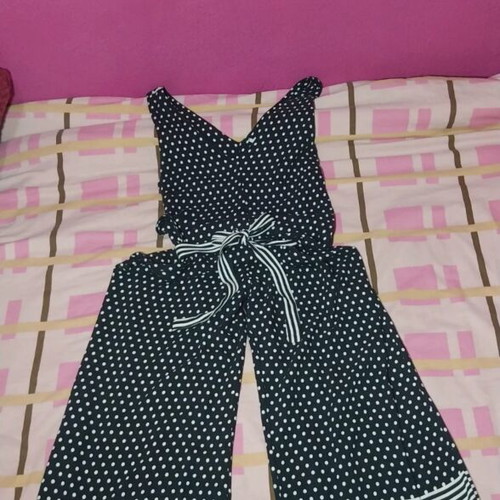Ale Summer Wide-Leg Pants like new, black and white