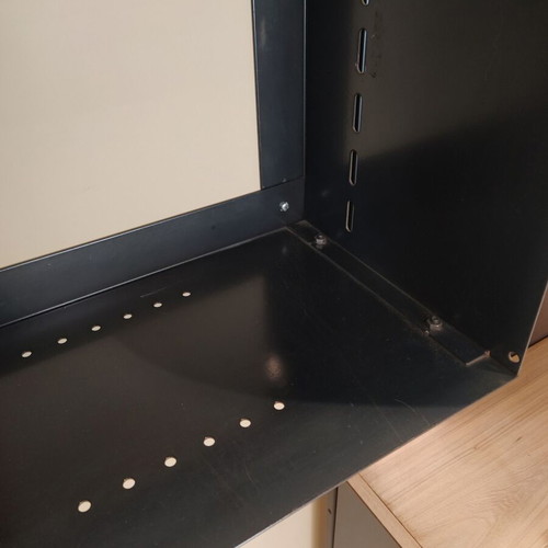 Metal shelves used, 2 pieces, dimensions 80x40x25