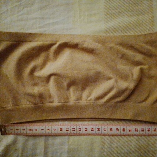 Beige elastic bustier S/M like new