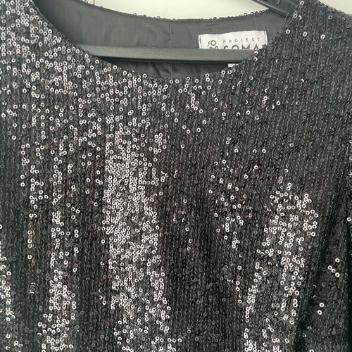 Crop top Project Soma black, like new, with sequins, size S