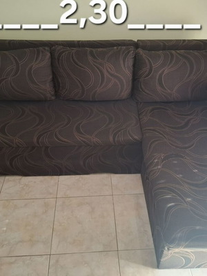 Corner sofa 3+ seats like new, converts to double bed