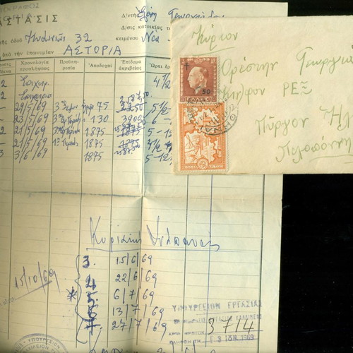 Astoria Summer Cinema of Nea Smyrni 1969 used authentic document