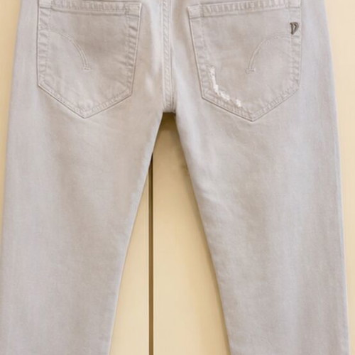 Dondup women's jeans with distressed details, light grey