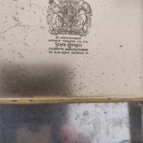 State Express 555 Iron Cigarette Box used
