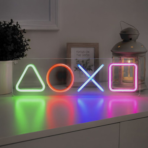 Playstation Neon Light like new, USB powered