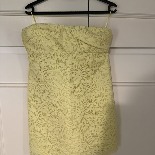 Mango mini dress, yellow, size M