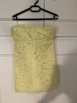 Mango mini dress, yellow, size M
