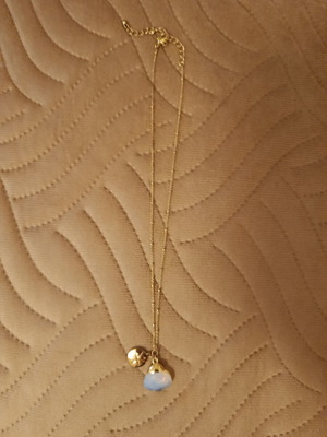 Pisces Zodiac Necklace like new