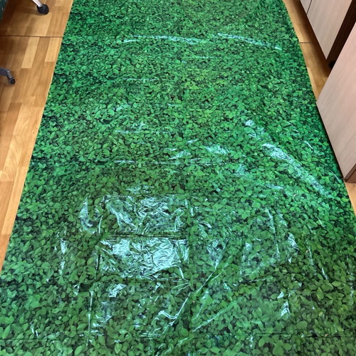 PVC найлонов фон за снимки нов, 137x274 см, зелен лист