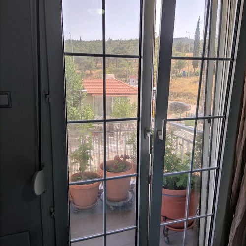 PVC door Synco used with frame and shutter