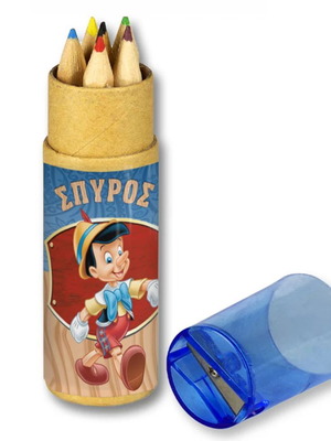 Pinocchio Colored Pencils 10pcs new with name