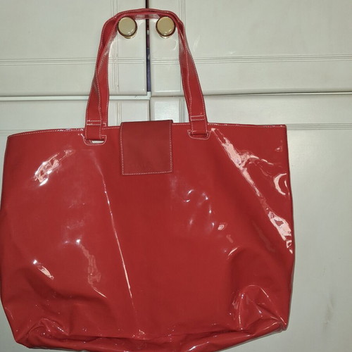 Vintage shoulder bag Galenic Paris, red-orange