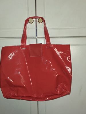 Vintage shoulder bag Galenic Paris, red-orange