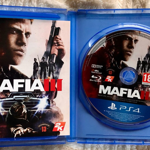 Mafia 3 PS4 like new with map and booklet