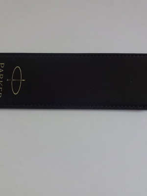 Parker leather pen case new model with logo