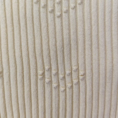 Bershka yellow ribbed top with hearts XS like new