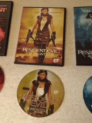Resident Evil DVD trilogy used set of 3 movies