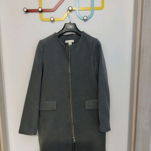 Grey coat H&M size M/38 like new