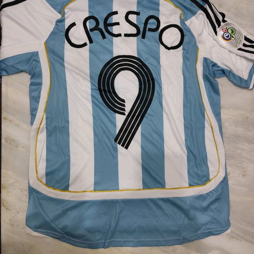 Argentina Crespo 2006 Jersey official replica, new, size small