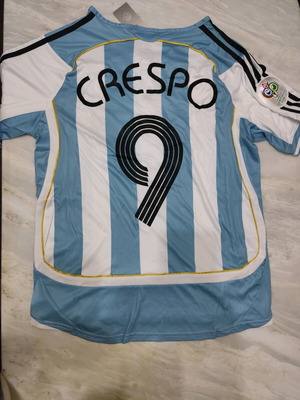 Argentina Crespo 2006 Jersey official replica, new, size small