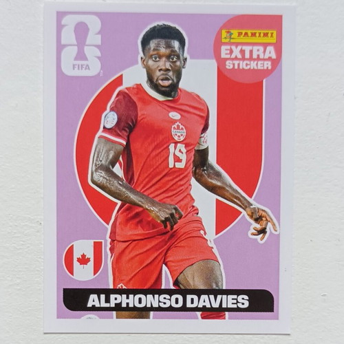 Panini World Cup 2026 Extra Sticker Alphonso Davies new