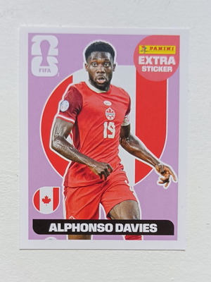 Panini World Cup 2026 Extra Sticker Alphonso Davies new