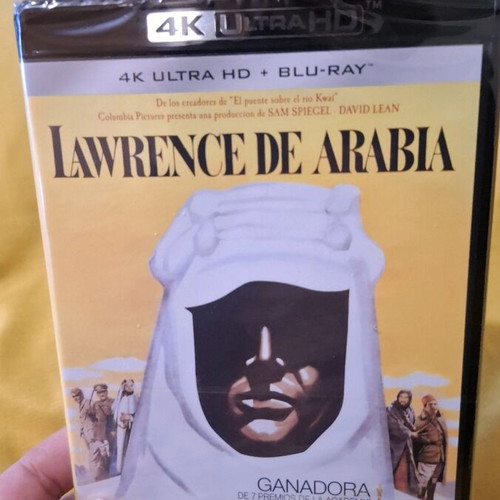 Lawrence of Arabia Blu-Ray 4K Ultra HD like new with Greek subtitles