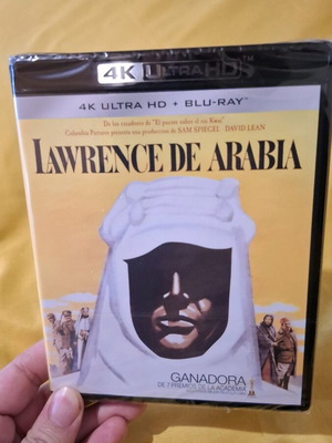 Lawrence of Arabia Blu-Ray 4K Ultra HD like new with Greek subtitles