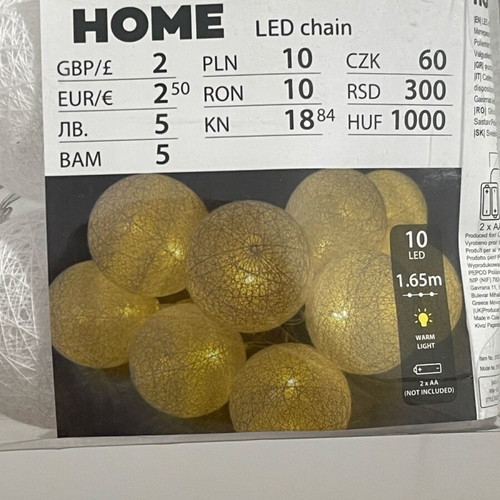 Christmas lights new with their box