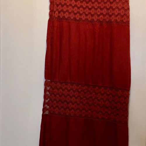 Multifunctional kaftani beach towel pareo viscose like new, burgundy
