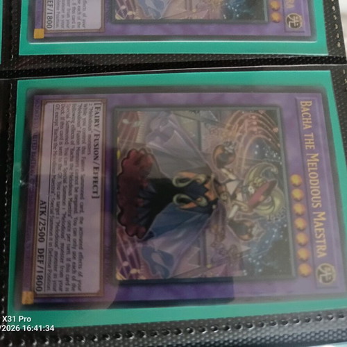 Yu-Gi-Oh Bacha the Melodious Maestra like new, Limited Pack World Championship 2025