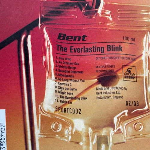Bent The Everlasting Blink CD album digipak like new