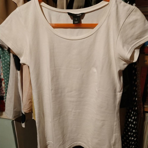 H&M T-shirt size S like new, white