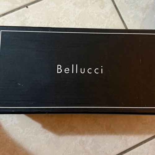 Bellucci white sandals size 38, like new