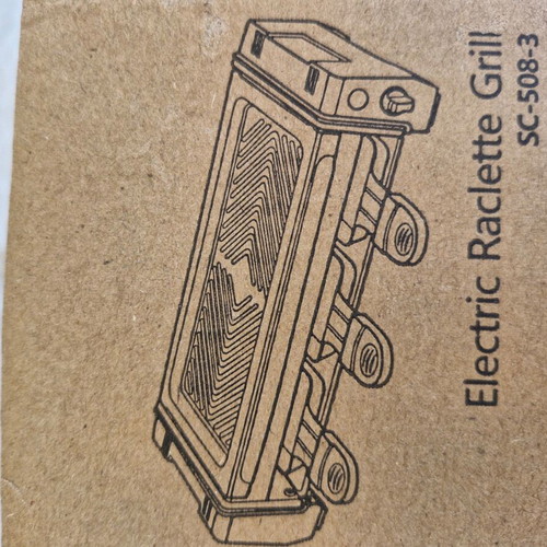 Electric raclette grill SC-508-3
