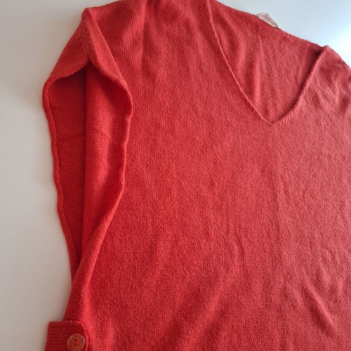 Naf Naf sleeveless bolero red, like new