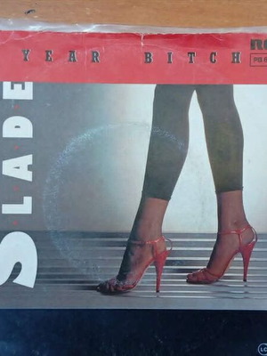 Slade 7 Years Bitch 7’ single used, UK hard rock glam rock