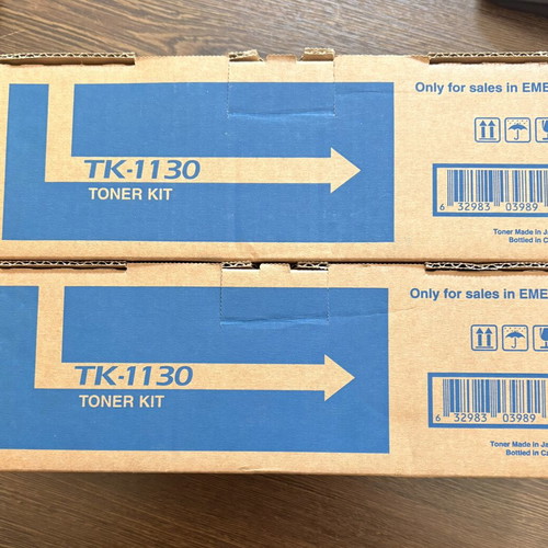 Kyocera TK-1130 toner kit black, new, 2 pieces