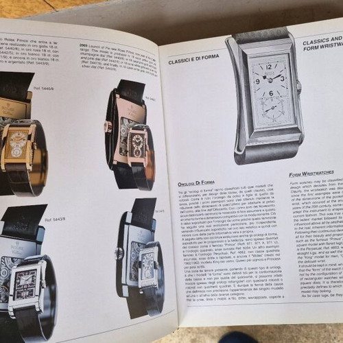 Rolex catalog large book like new in Italian and English